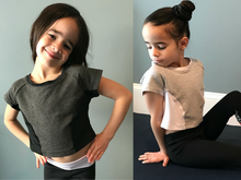 Load image into Gallery viewer, "DH20" Bamboo Crop Top: Child