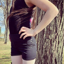 Load image into Gallery viewer, "Rosaria" Shorts: Black Adult & Child