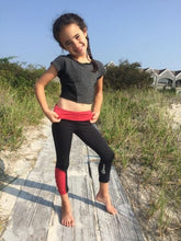 Load image into Gallery viewer, "MerJADe" High/Roll waist Legging: Child