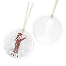 Load image into Gallery viewer, Baby Boy 2021 Glass Ornament
