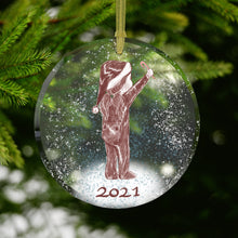 Load image into Gallery viewer, Baby Girl 2021 Glass Ornament
