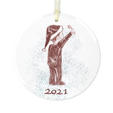Load image into Gallery viewer, Baby Boy 2021 Glass Ornament
