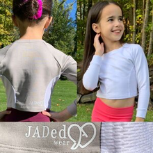 Load image into Gallery viewer, &quot;DH20 LS&quot; Bamboo Crop Top CHILD
